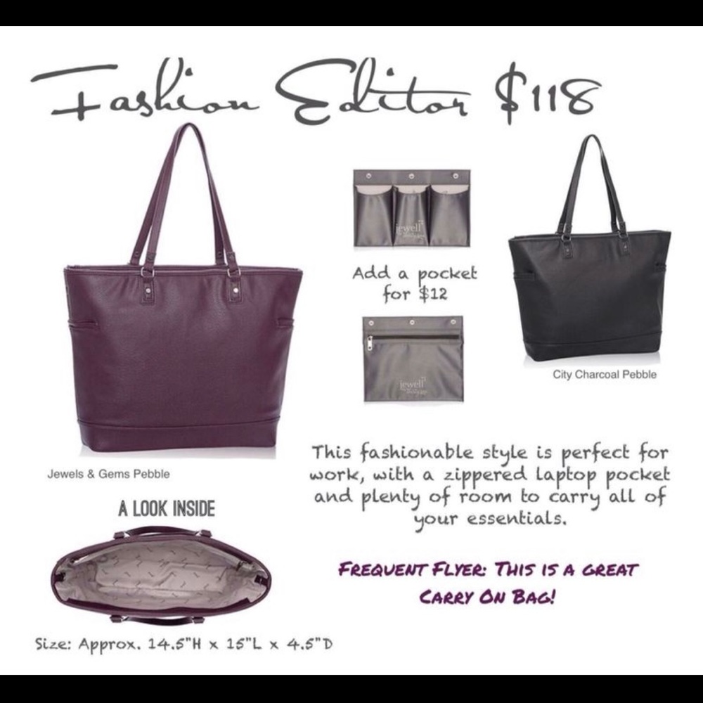 Thirty-One fashion editor in Jewels & Gems pebble Jewell by 31 NEW IN PACKAGE